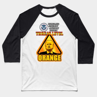 Threat Level: Orange Baseball T-Shirt